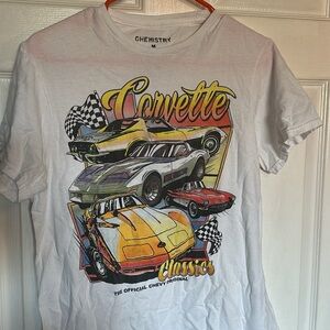 Chemistry White Corvette Classics Graphic Tee